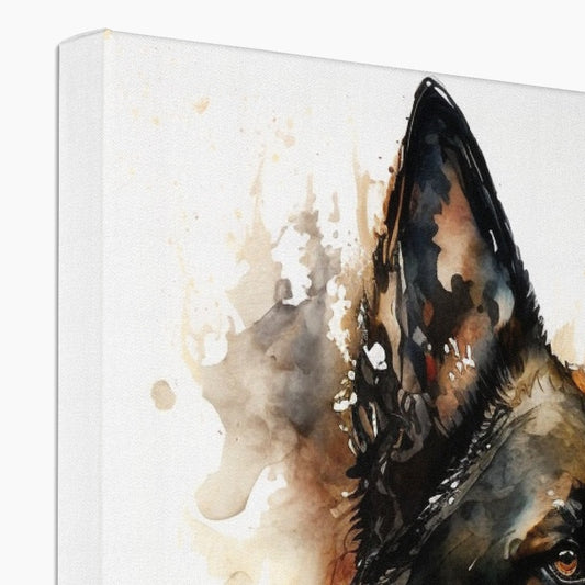 German Shepherd 'Watercolour Collection' Canvas