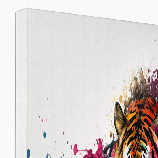 Tiger Landscape 'Paint Splash Collection' Canvas