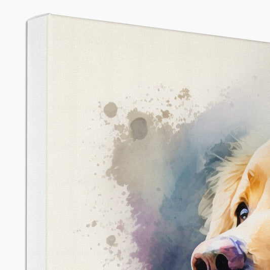 Golden Retriever 'Watercolour Collection' Canvas