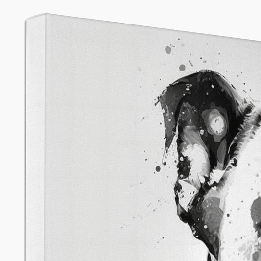 Bulldog 'Charcoal Collection' Canvas