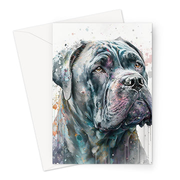 Cane Corso 'Watercolour Collection' Greeting Card