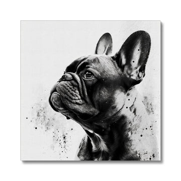 French Bulldog 'Charcoal Collection' Canvas