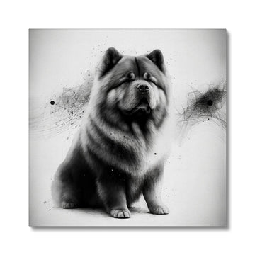 Chow Chow 'Charcoal Collection' Canvas