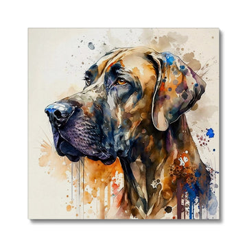 Great Dane 'Watercolour Collection' Canvas