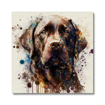 Labrador Retriever 'Watercolour Collection' Canvas