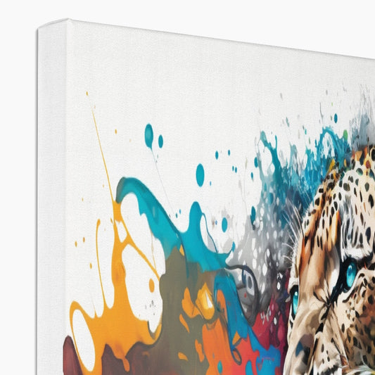 Jaguar Landscape 'Paint Splash Collection' Canvas