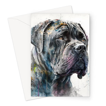 Cane Corso 'Watercolour Collection' Greeting Card