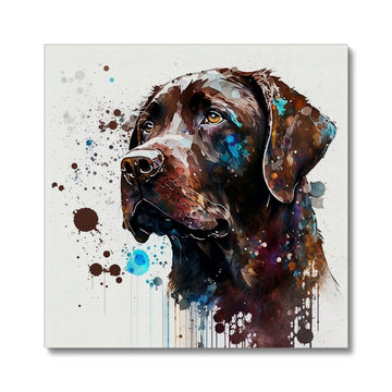 Labrador Retriever 'Watercolour Collection' Canvas