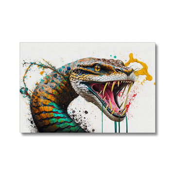 Serpent Landscape 'Paint Splash Collection' Canvas