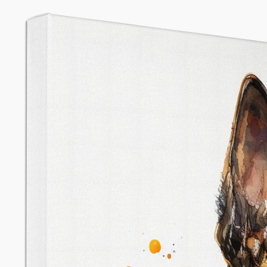 Belgian Malinois 'Watercolour Collection' Canvas