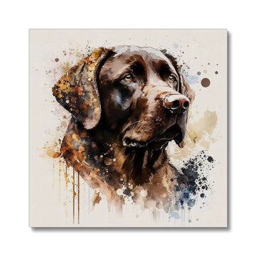 Labrador Retriever 'Watercolour Collection' Canvas