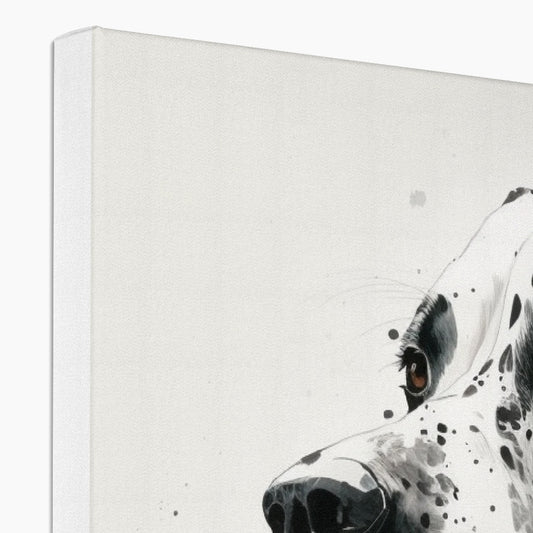 Dalmatian 'Charcoal Collection' Canvas