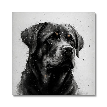 Rottweiler 'Charcoal Collection' Canvas