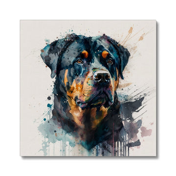 Rottweiler 'Watercolour Collection' Canvas