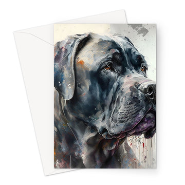 Cane Corso 'Watercolour Collection' Greeting Card