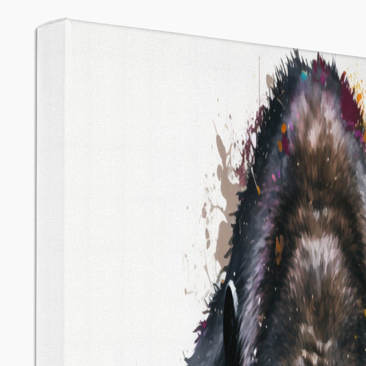 Gorilla Landscape 'Paint Splash Collection' Canvas