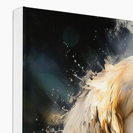 Golden Retriever 'Watercolour Collection' Canvas