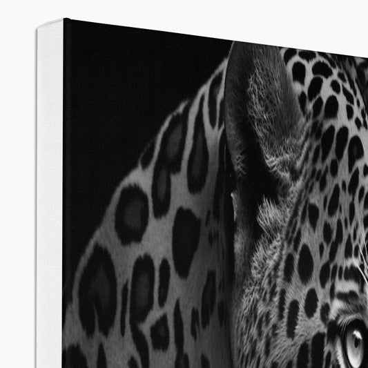 Jaguar Landscape 'Black and White Collection' Canvas