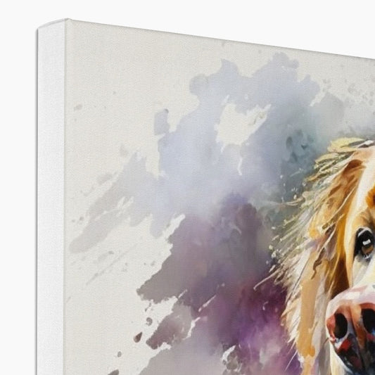 Golden Retriever 'Watercolour Collection' Canvas