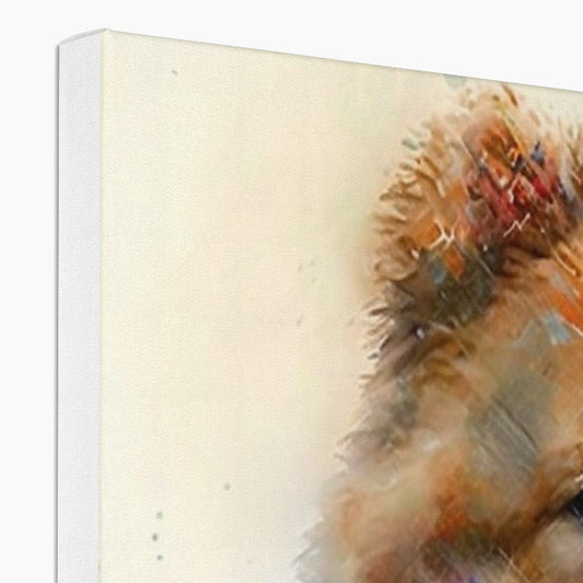 Chow Chow Pet Portrait 'Watercolour Collection' Canvas