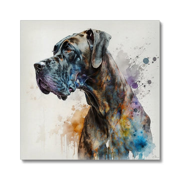 Great Dane 'Watercolour Collection' Canvas