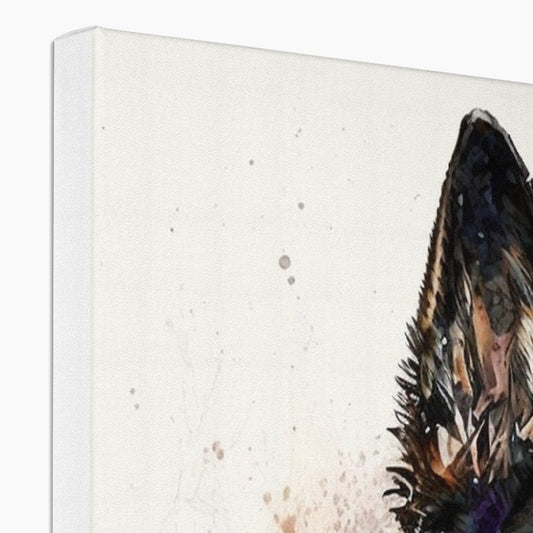 German Shepherd 'Watercolour Collection' Canvas