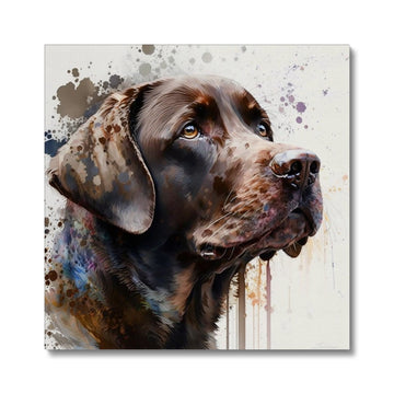 Labrador Retriever 'Watercolour Collection' Canvas