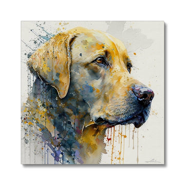 Labrador Retriever 'Watercolour Collection' Canvas