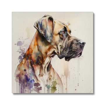 Great Dane 'Watercolour Collection' Canvas