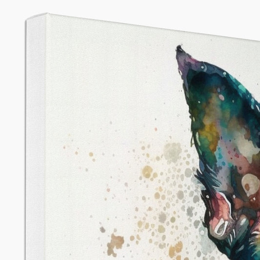 Boston Terrier 'Watercolour Collection' Canvas