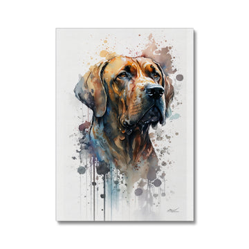 Rhodesian Ridgeback 'Watercolour Collection' Canvas