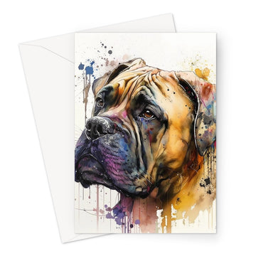 Cane Corso 'Watercolour Collection' Greeting Card