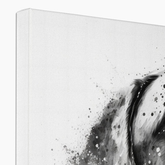 Labrador 'Charcoal Collection' Canvas