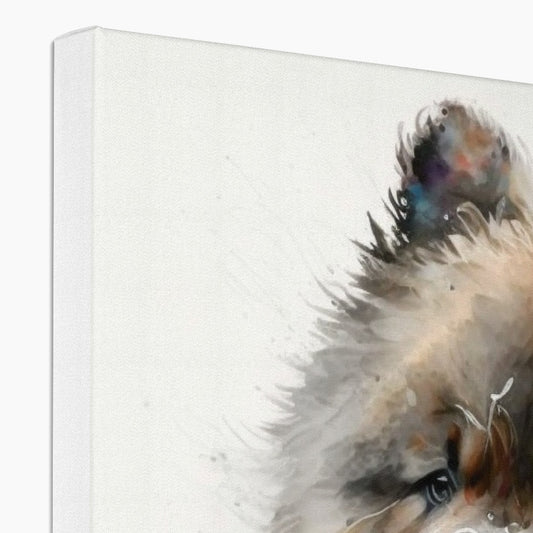 Chow Chow Pet Portrait 'Watercolour Collection' Canvas