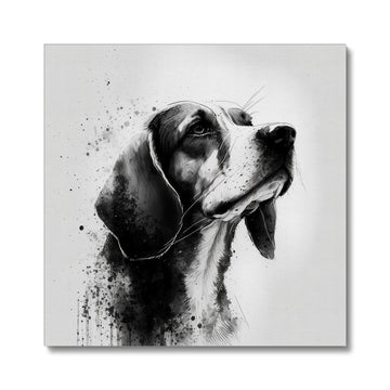 Beagle 'Charcoal Collection' Canvas