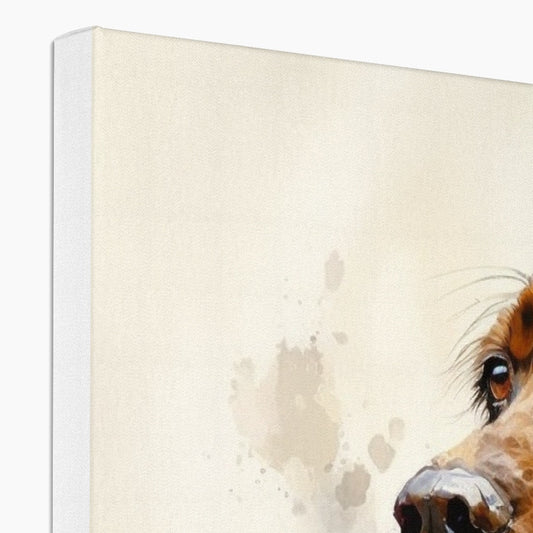 Cocker Spaniel Pet Portrait 'Watercolour Collection' Canvas