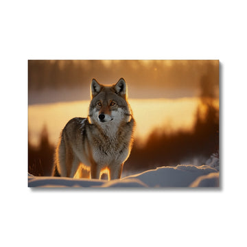 Wolf Landscape 'Natural Collection' Canvas