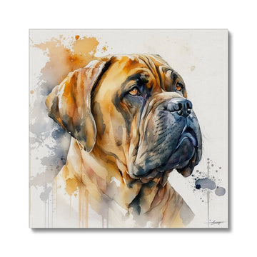 Bullmastiff 'Watercolour Collection' Canvas