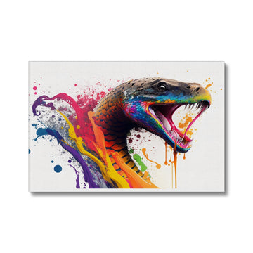 Serpent Landscape 'Paint Splash Collection' Canvas