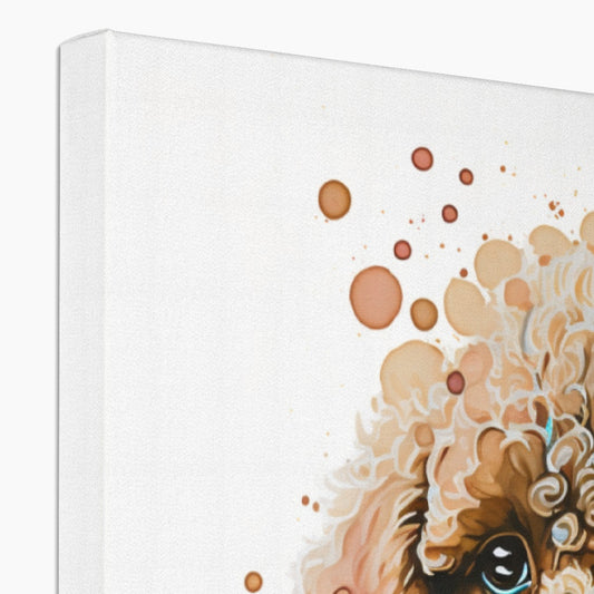 Toy Poodle 'Watercolour Collection' Canvas