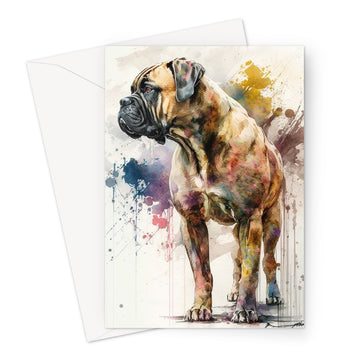 Cane Corso 'Watercolour Collection' Greeting Card