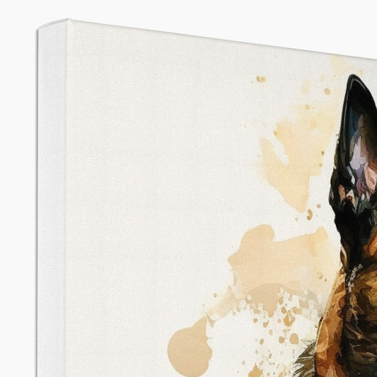 Belgian Malinois 'Watercolour Collection' Canvas