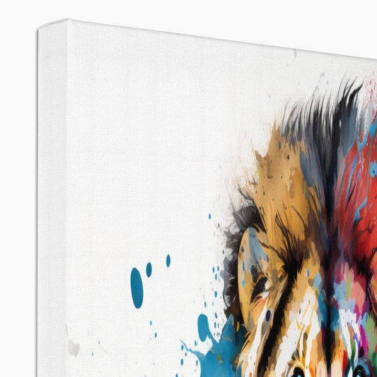 Lion Landscape 'Paint Splash Collection' Canvas