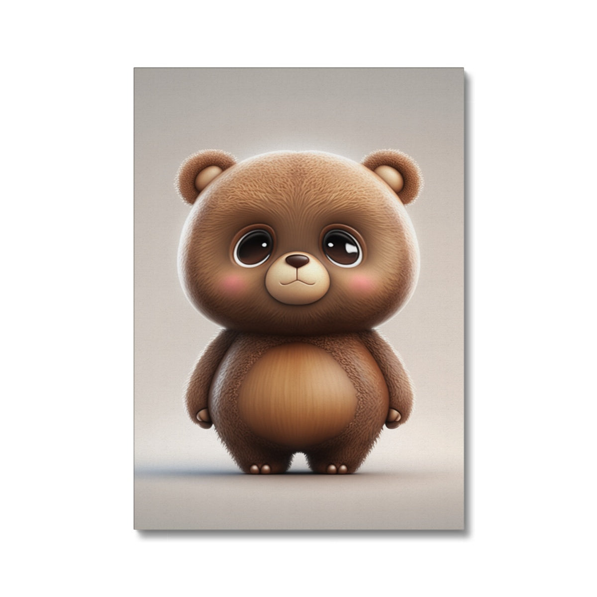 Kids Nursery Bear 'Super Cute' Canvas