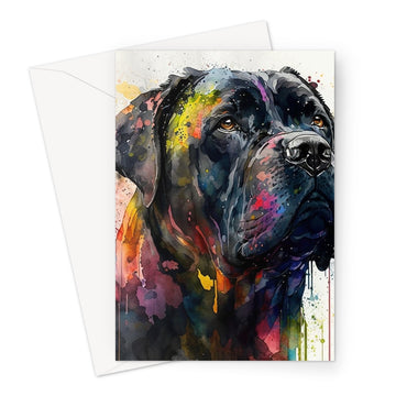 Cane Corso 'Watercolour Collection' Greeting Card