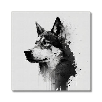 Husky 'Charcoal Collection' Canvas