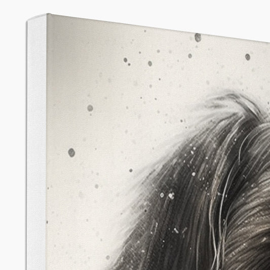 Shih Tzu 'Charcoal Collection' Canvas