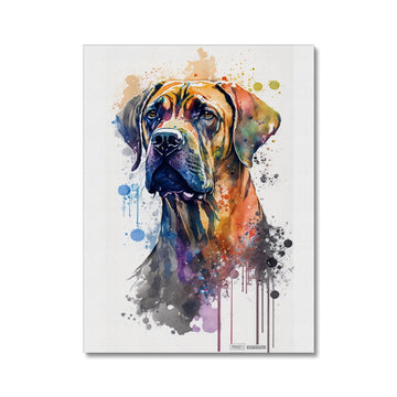 Rhodesian Ridgeback 'Watercolour Collection' Canvas