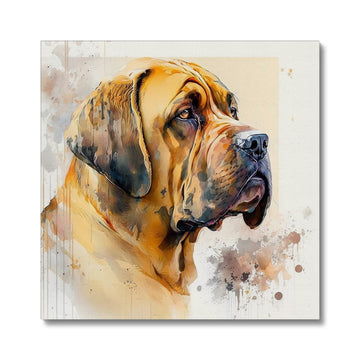 Bullmastiff 'Watercolour Collection' Canvas