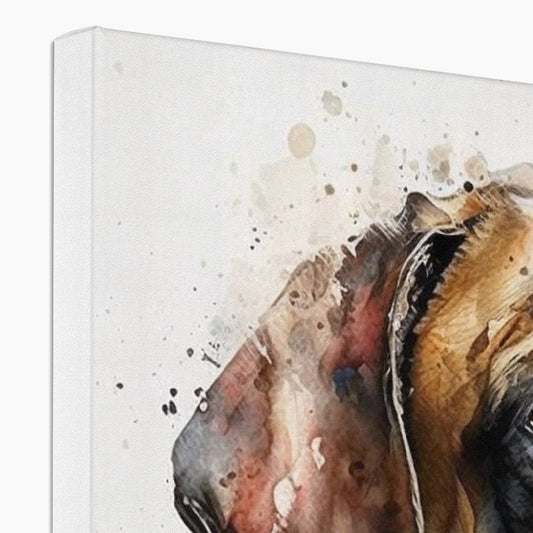 Boerboel Pet Portrait 'Watercolour Collection' Canvas